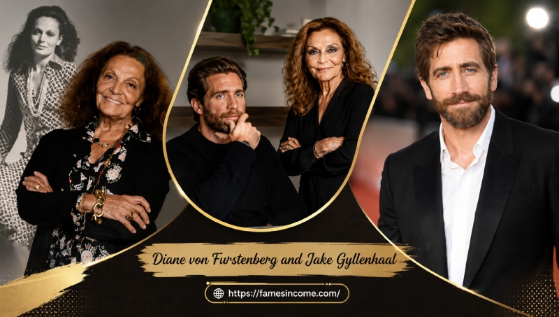Diane von Furstenberg and Jake Gyllenhaal